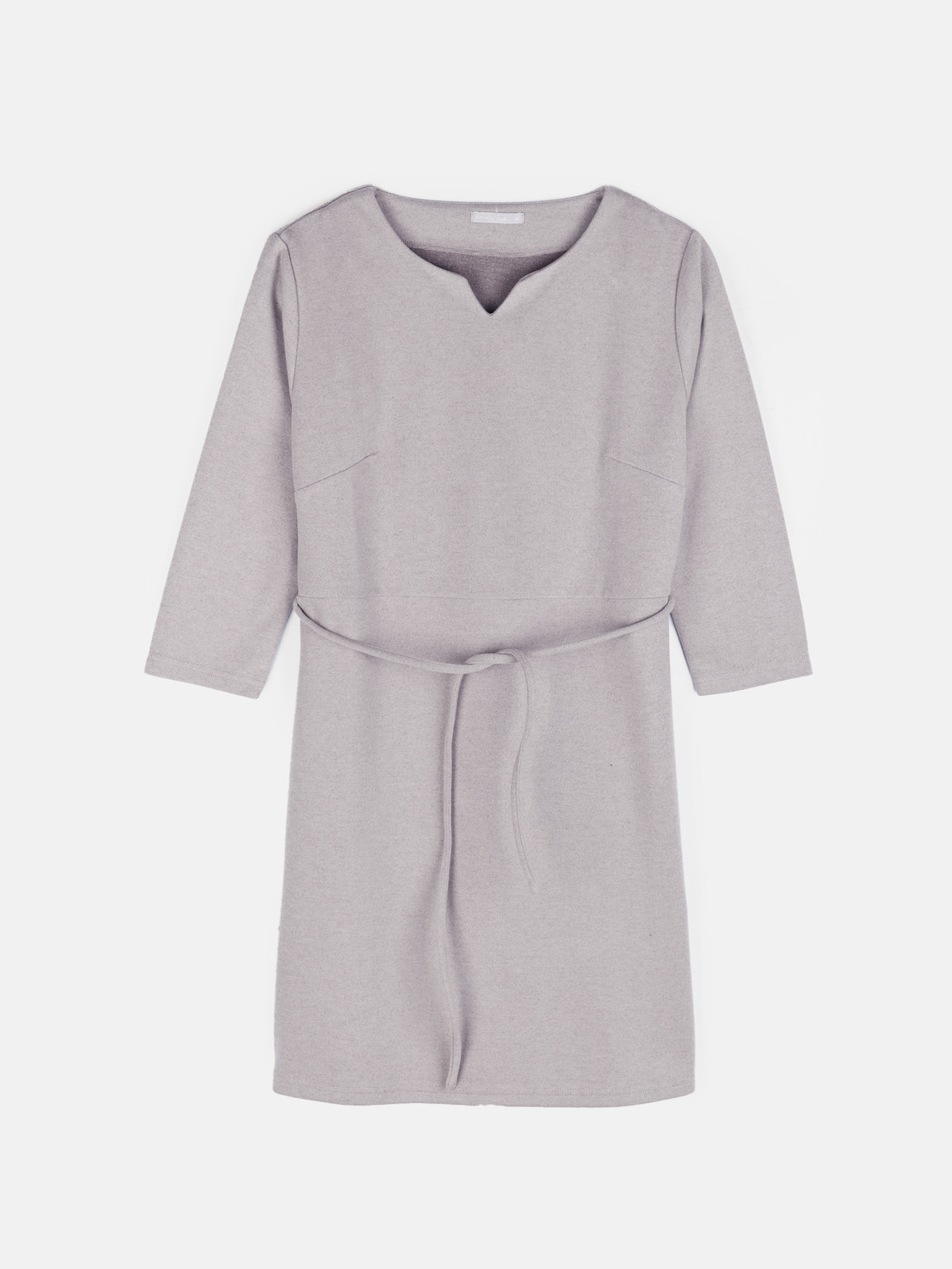 GATE Dámske úpletové šaty s opaskom