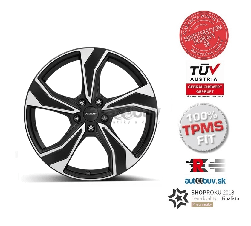 DEZENT KB dark 6.50x16 5x114.30 ET45