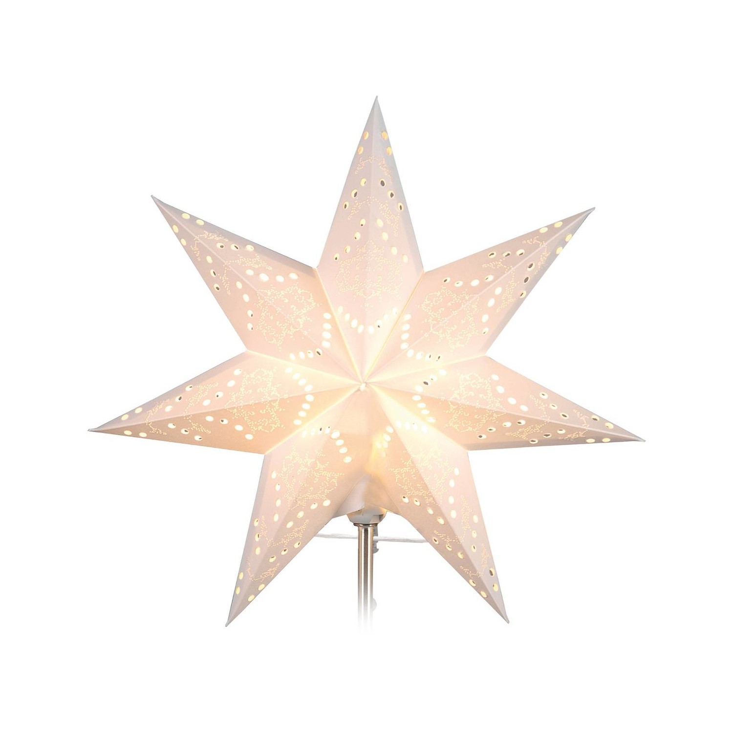 Papierová náhradná hviezda Sensy Star biela Ø 34cm