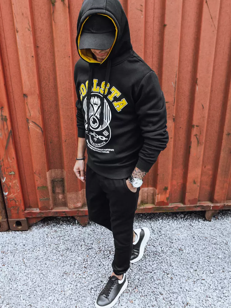 Black men's hoodie Dstreet