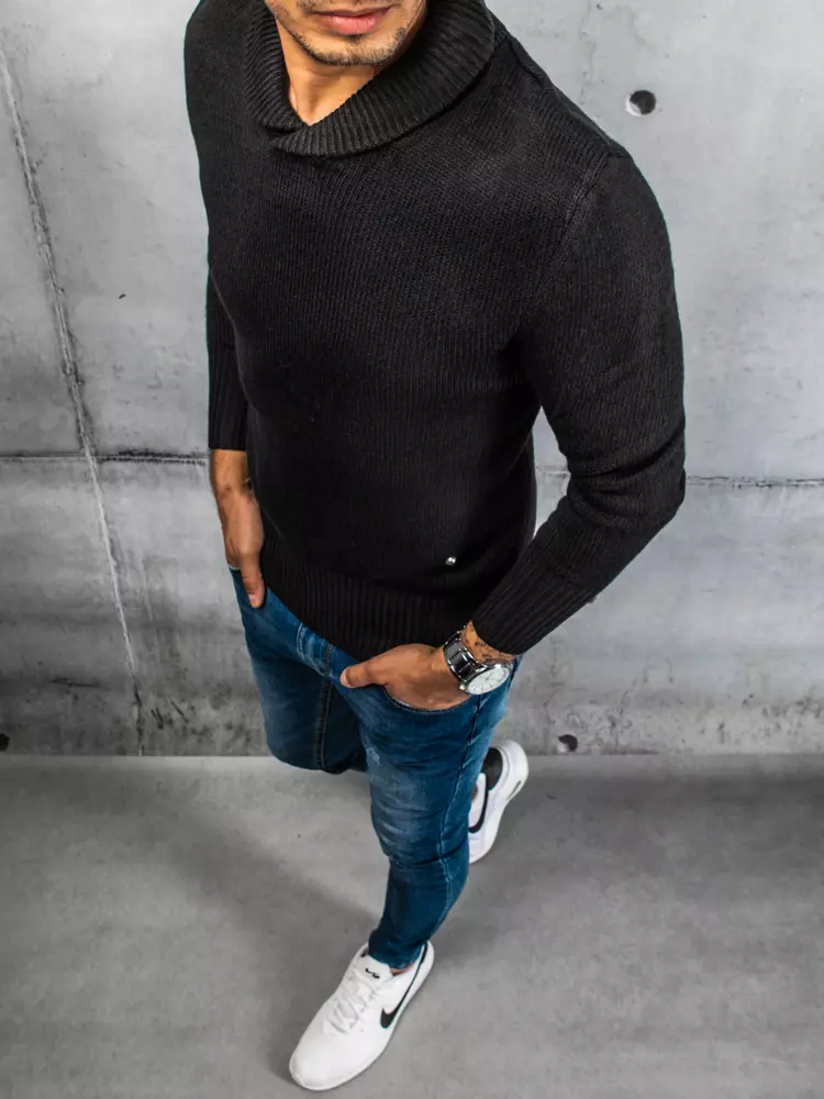 Dstreet  black men's sweater