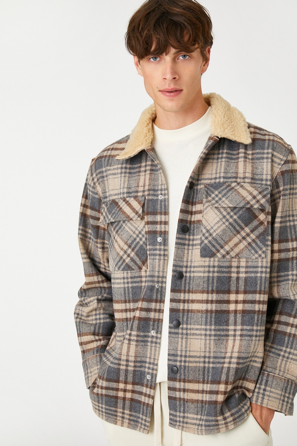 Koton Jacket - Multicolor - Relaxed fit