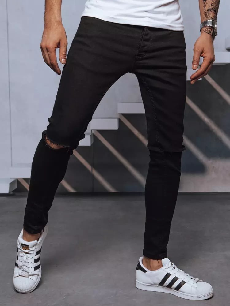 Dstreet  black men's denim pants