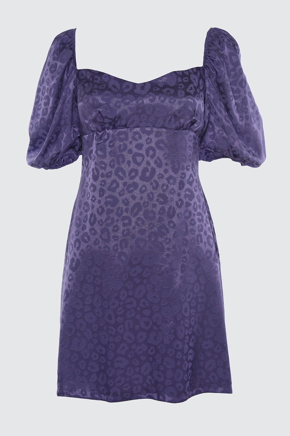 Trendyol Lilac Back Detailed Jacquard Satin Dress