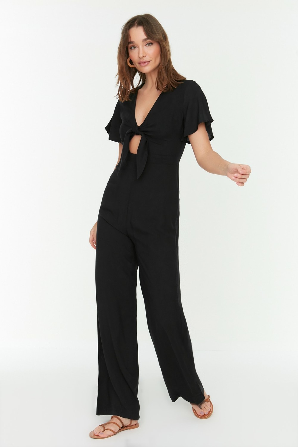 Trendyol Jumpsuit - Schwarz - Relaxed fit