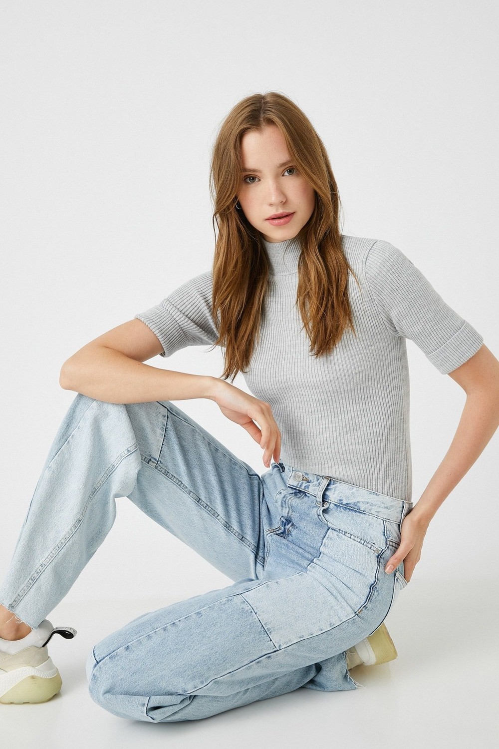 Koton Women's Gray Sweater