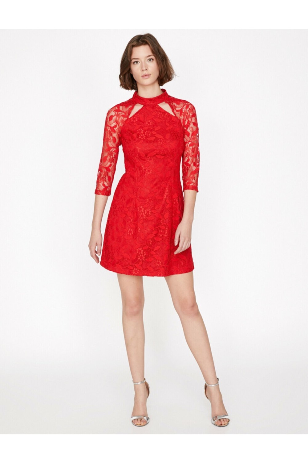 Koton Women's Red Evening Dress & Graduation Dress