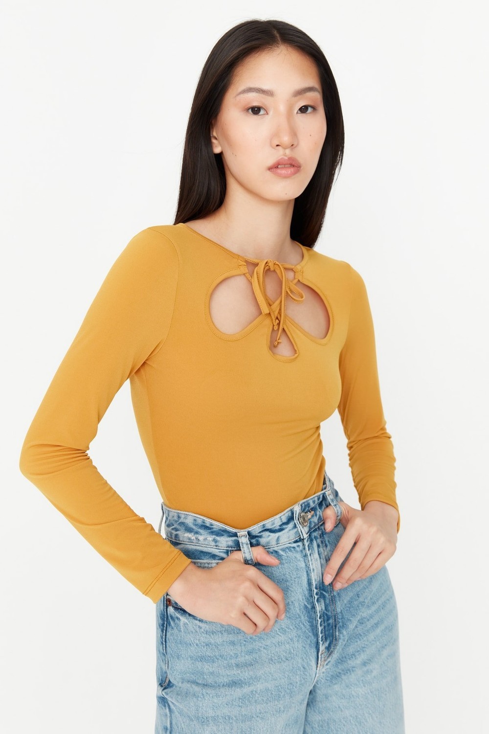 Trendyol Bodysuit - Braun - Slim fit