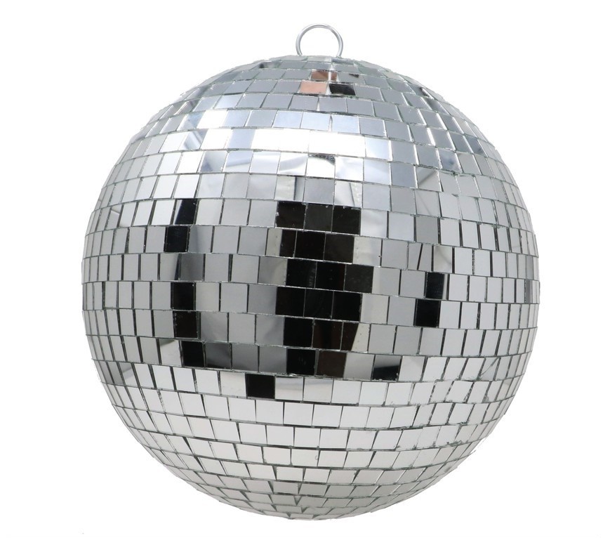 Guirca Disco guľa - Strieborná 20 cm