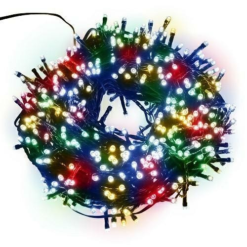 Vánoční světla na stromeček řetěz 300LED vnitřní multicolor