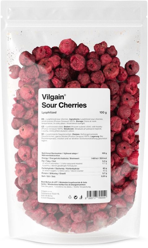 Vilgain Višne lyofilizované 100 g