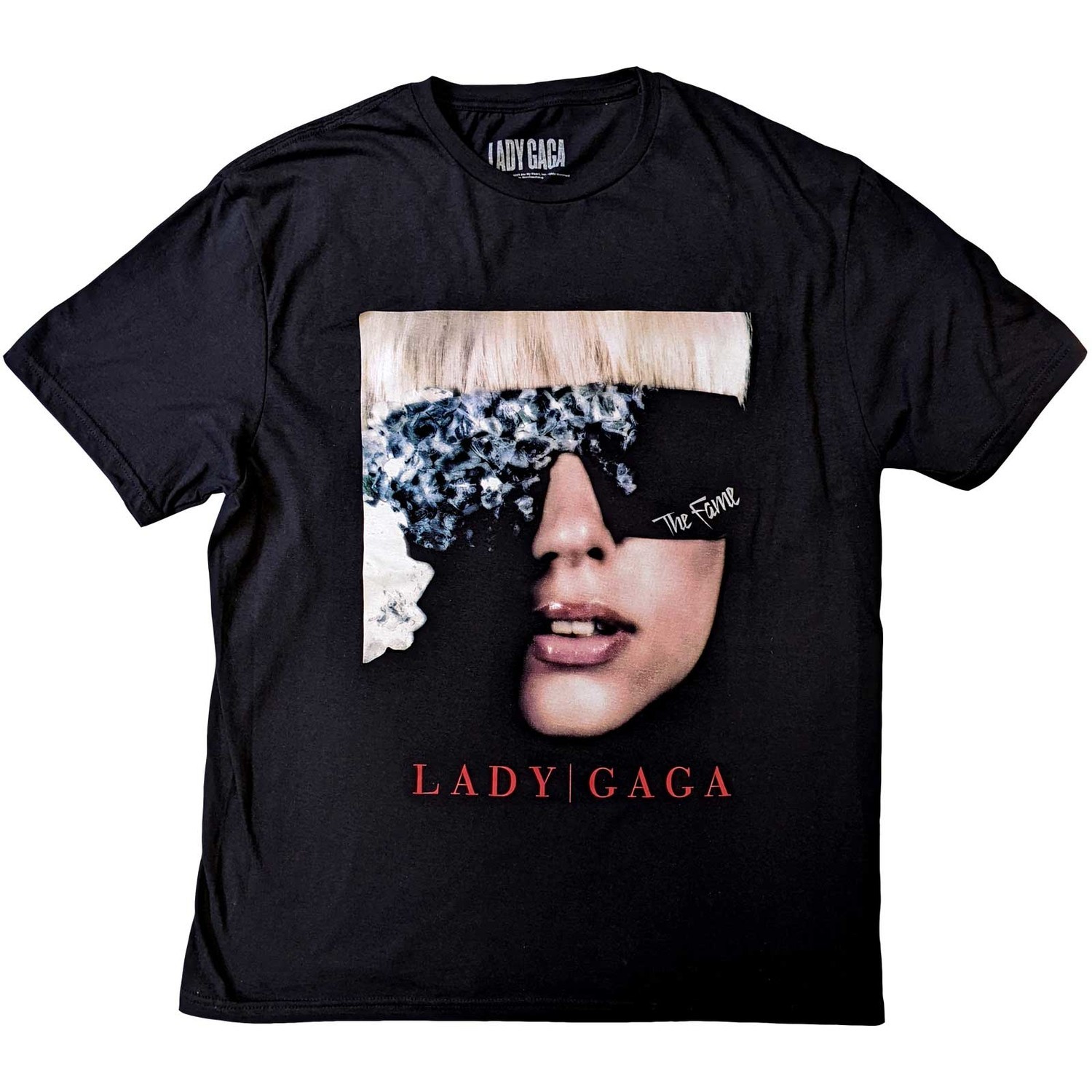 Lady Gaga tričko The Fame Photo Čierna S