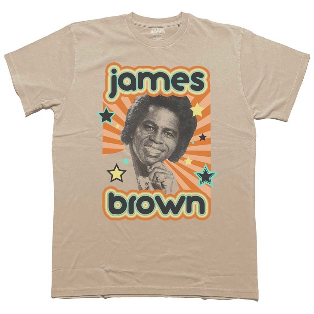James Brown tričko Stars Natural S
