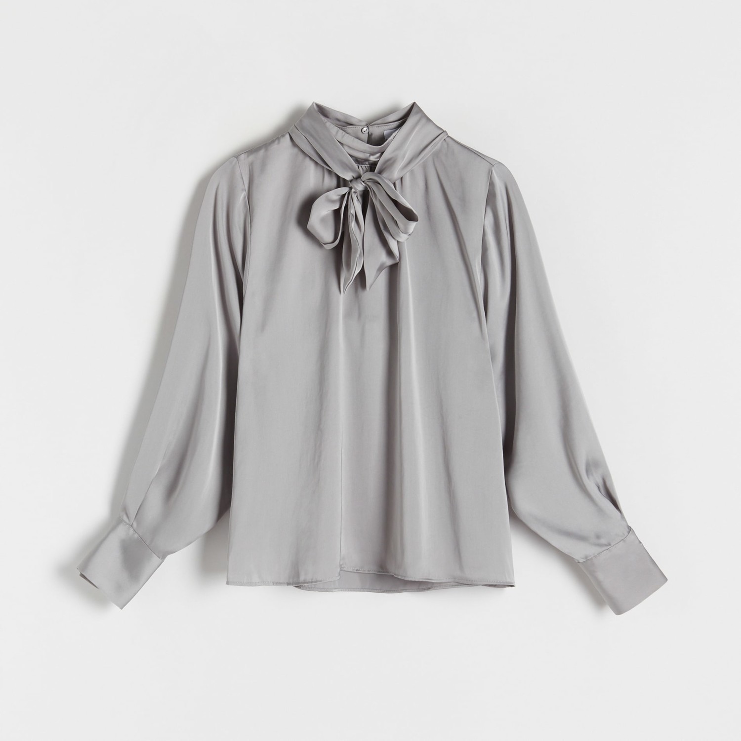 Reserved - Ladies` blouse - Svetlošedá