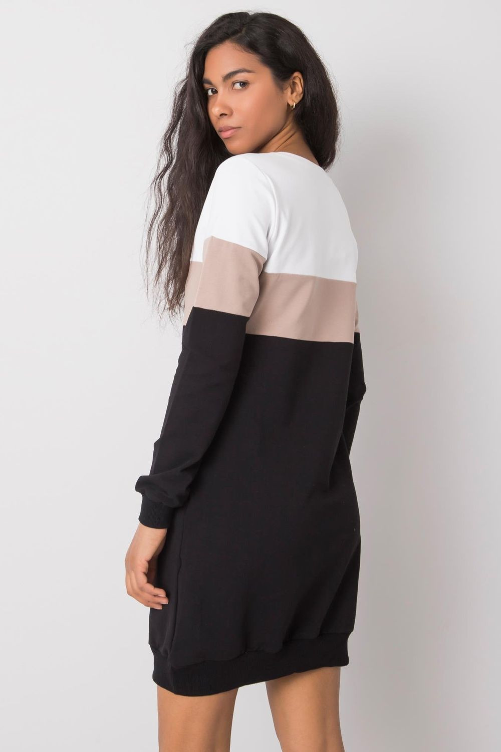 Šaty RV SK 5869.04 biela a čierna S