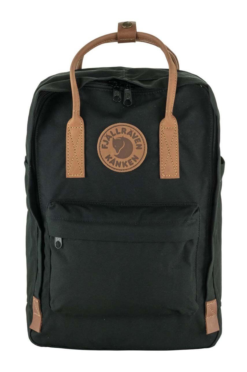 Ruksak Fjallraven F23803.550 Kanken no. 2 Laptop 15 čierna farba, veľký, jednofarebný