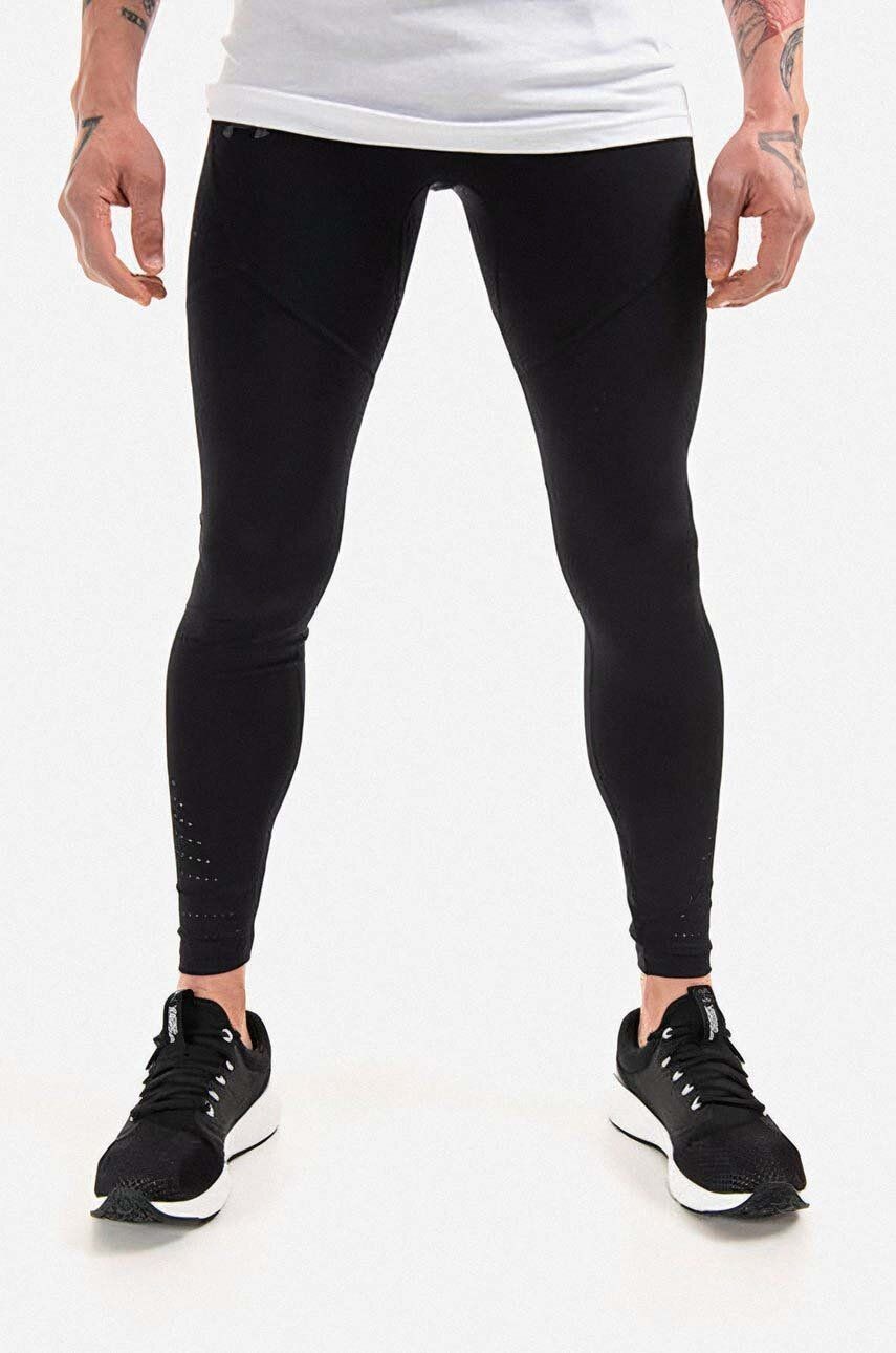 Legíny Under Armour Speedpocket Tight pánske, čierna farba, jednofarebné