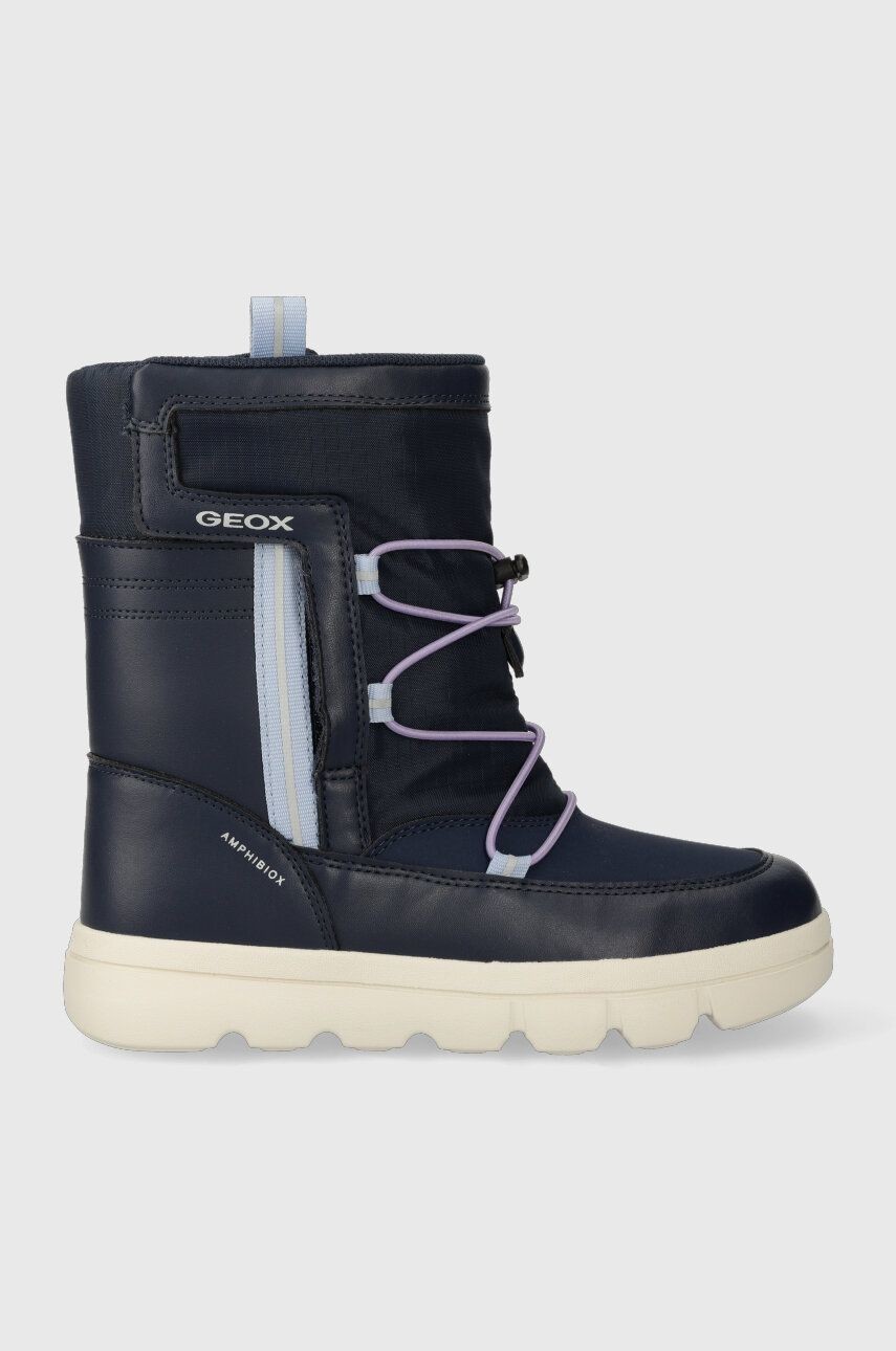 Detské zimné topánky Geox J36HWC 054FU J WILLABOOM B A tmavomodrá farba