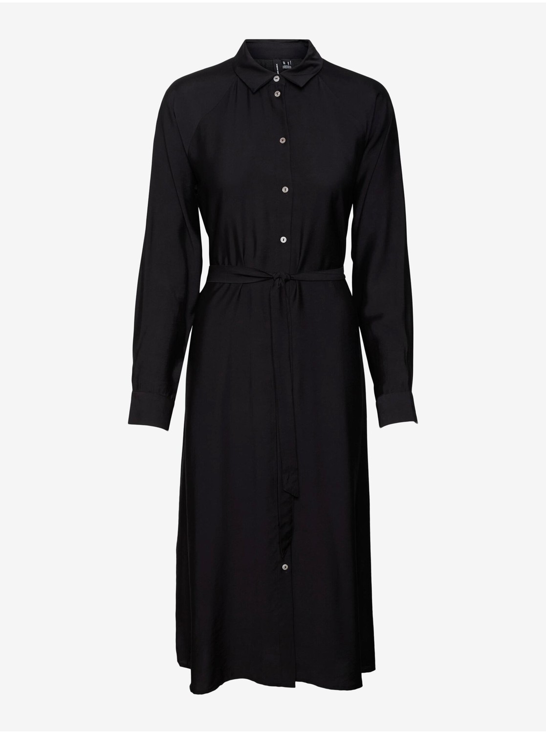 Čierne dámske košeľové šaty VERO MODA Debby