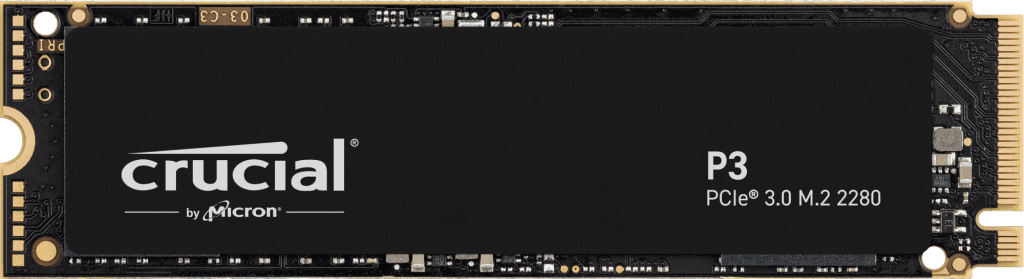 Crucial SSD P3 1TB, M.2 (2280), NVMe CT1000P3SSD8