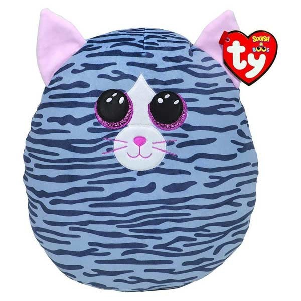 TY Squishy šedá mačka Kiki, 22 cm TY_39290