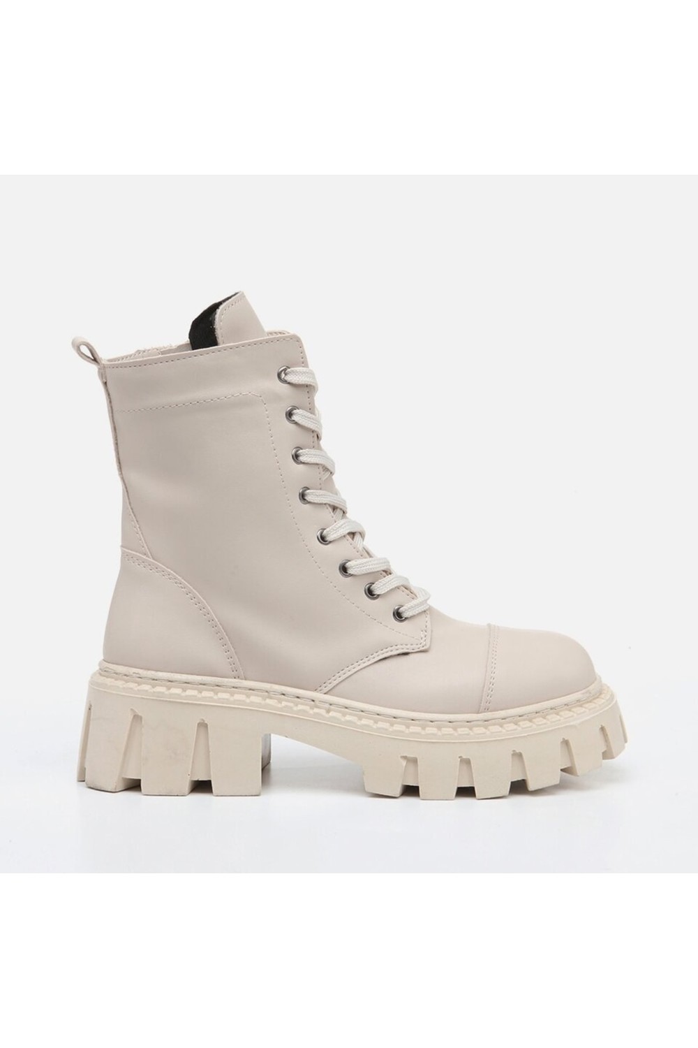 Yaya by Hotiç Ankle Boots - Beige - Flat