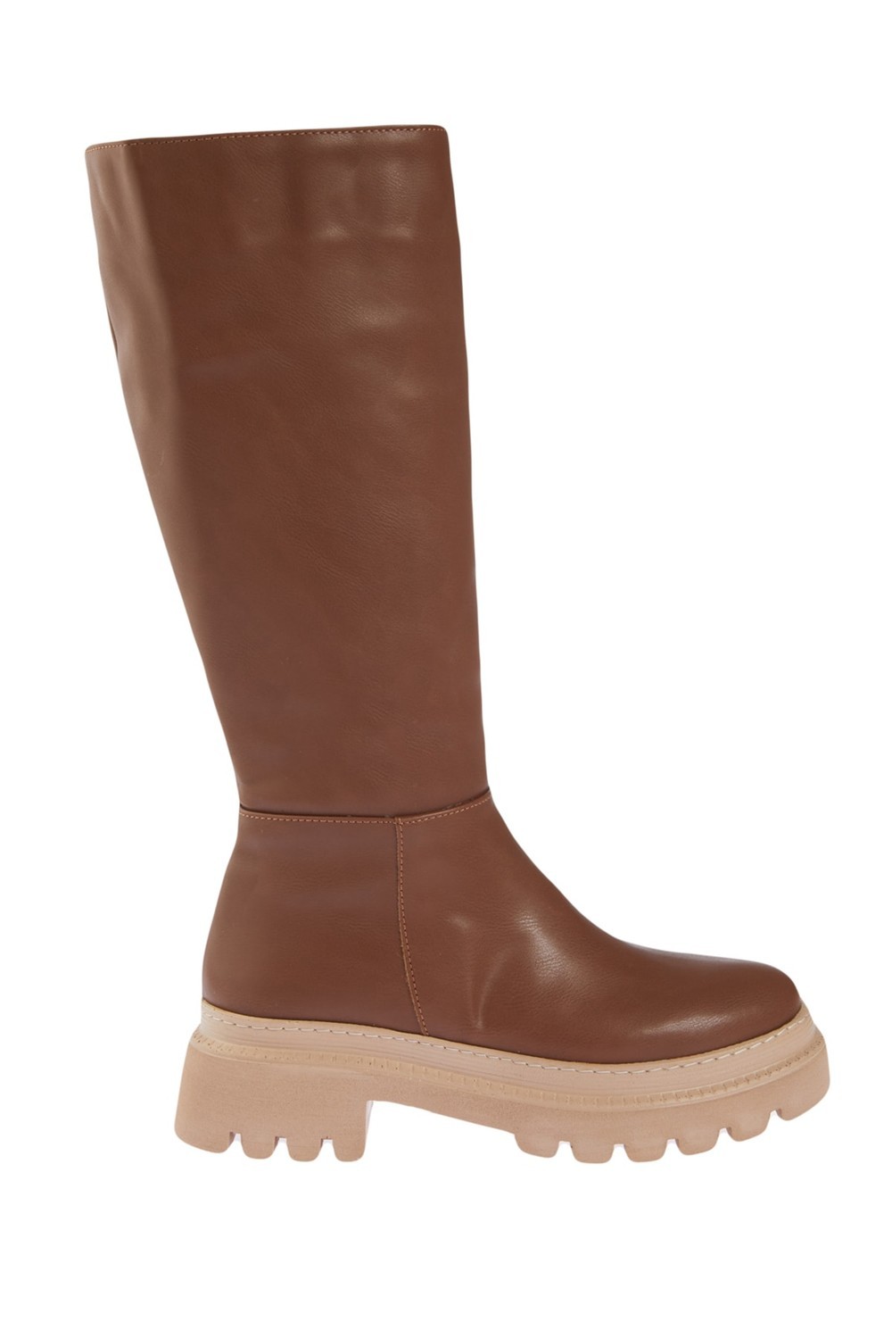 Yaya by Hotiç Knee-High Boots - Brown - Flat