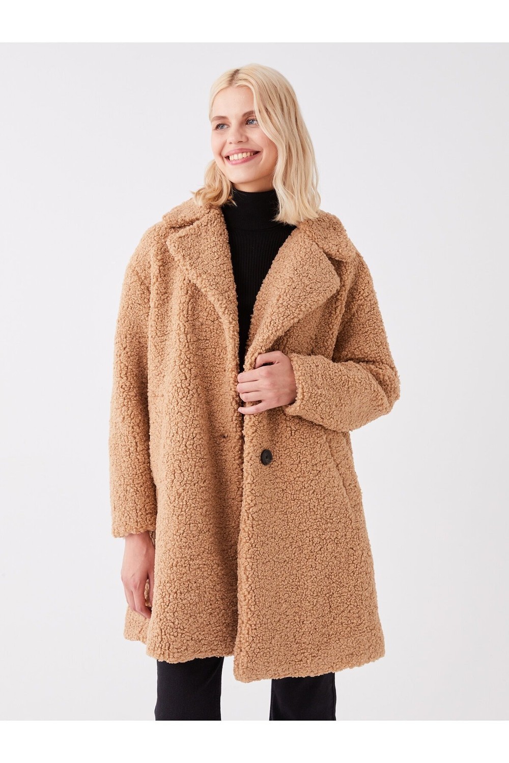 LC Waikiki Coat - Brown - Biker jackets