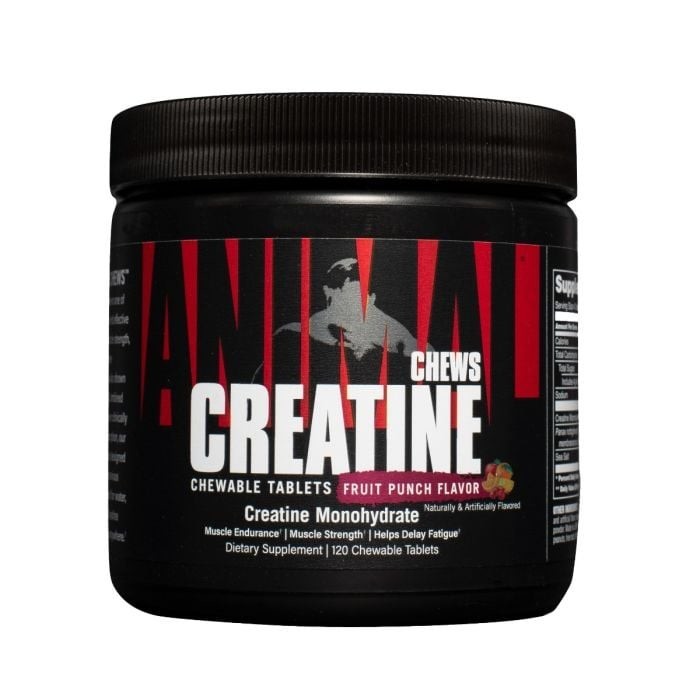 Universal Nutrition Animal Creatine Chews 1430 g120 tab. ovocný punč