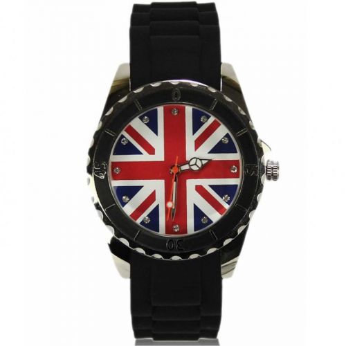 Hodinky Slot Británia-Čierna KP8255
