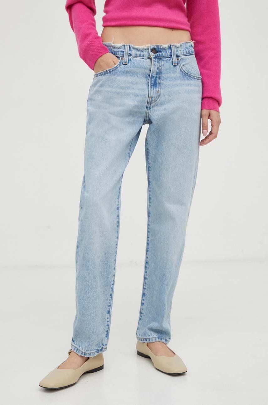 Rifle Levi's MIDDY STRAIGHT dámske, stredne vysoký pás