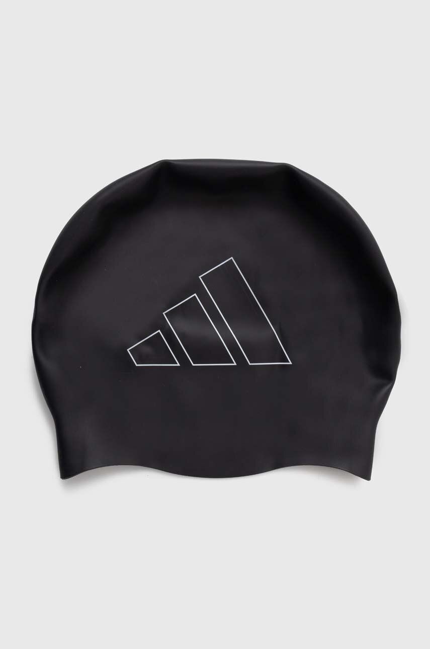 Plavecká čiapka adidas Performance čierna farba