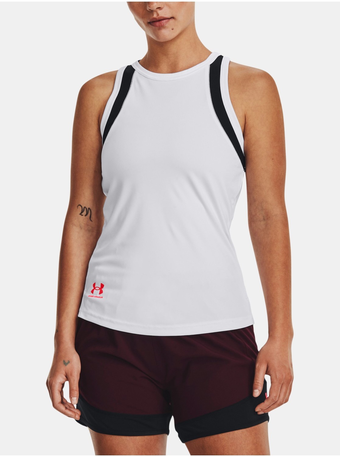 Biele dámske športové tielko Under Armour Pro Tank