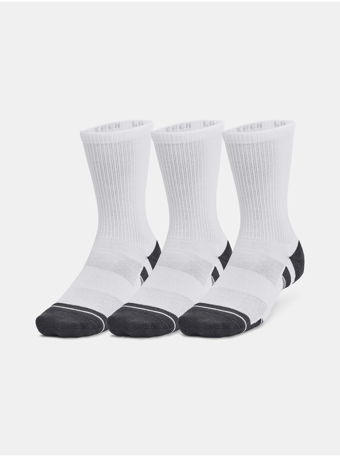 Súprava troch pánskych ponožiek v bielej farbe Under Armour Performance