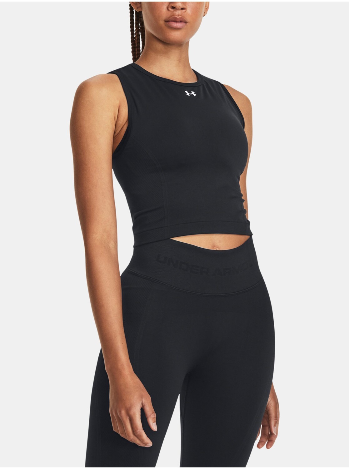 Čierne dámske športové tielko Under Armour UA Train Seamless Tank