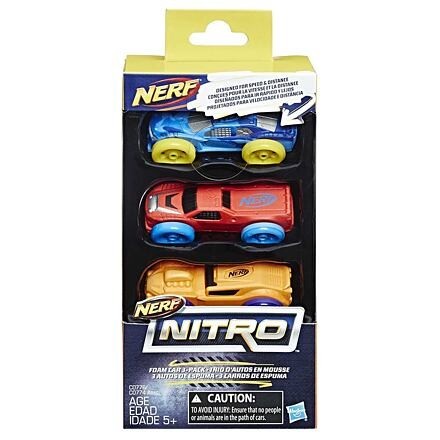 Hasbro Nerf Nitro náhradné vnútro 3 ks, viac druhov