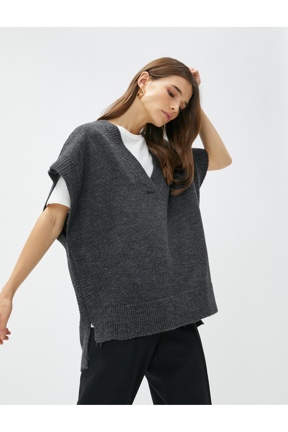 Koton Women's Anthracite Vest