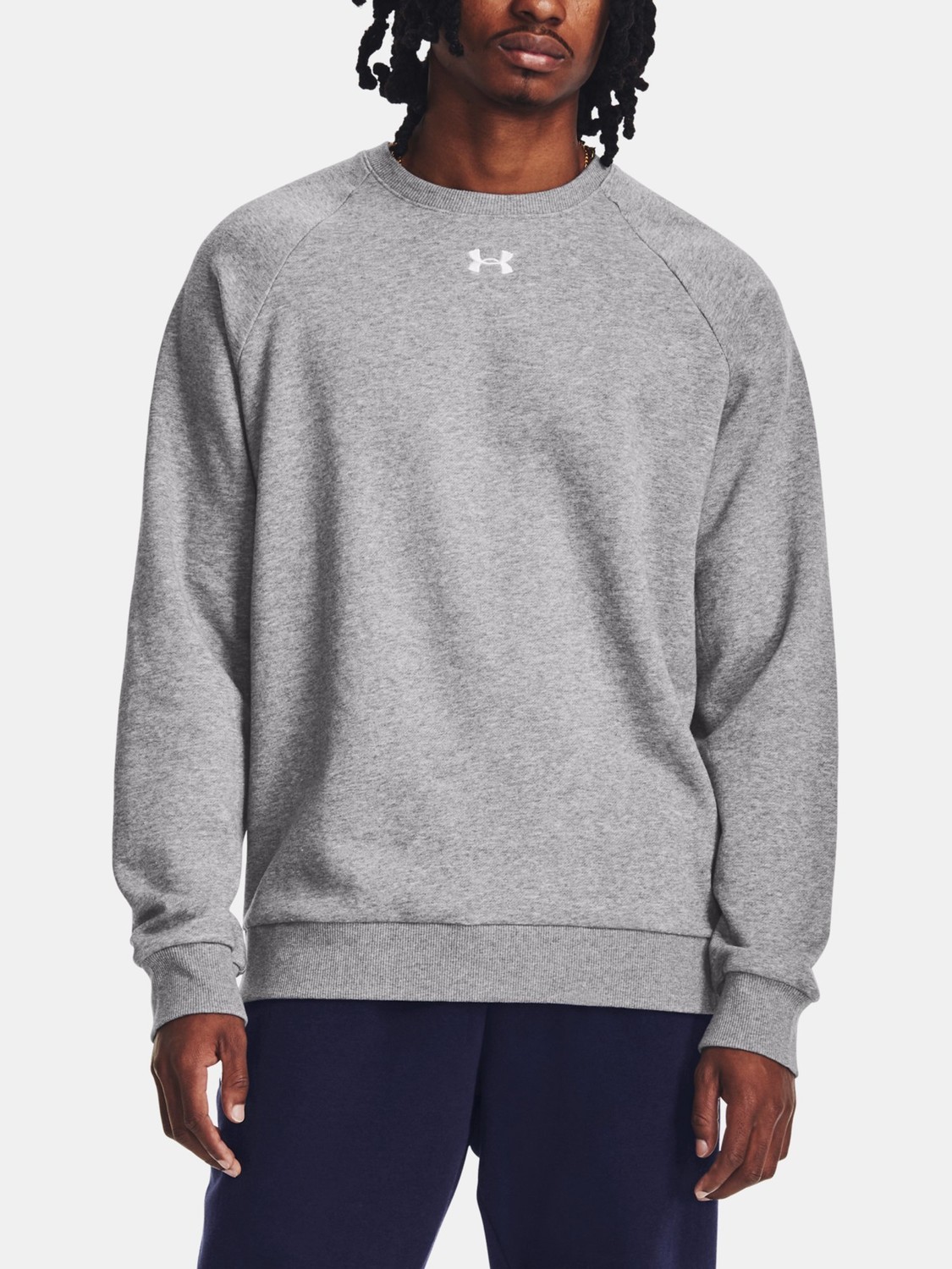 Under Armour Sweatshirt UA Rival Fleece Crew-GRY - Men