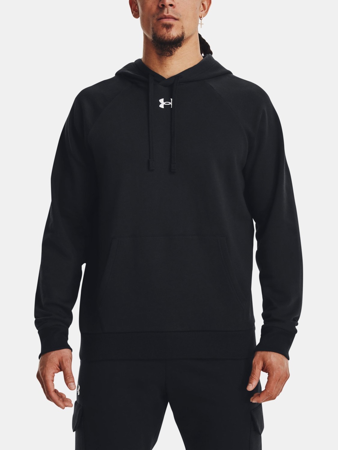 Under Armour Sweatshirt UA Rival Fleece Hoodie-BLK - Men