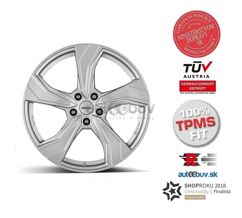 DEZENT KB silver 8.00x18 5x112.00 ET44