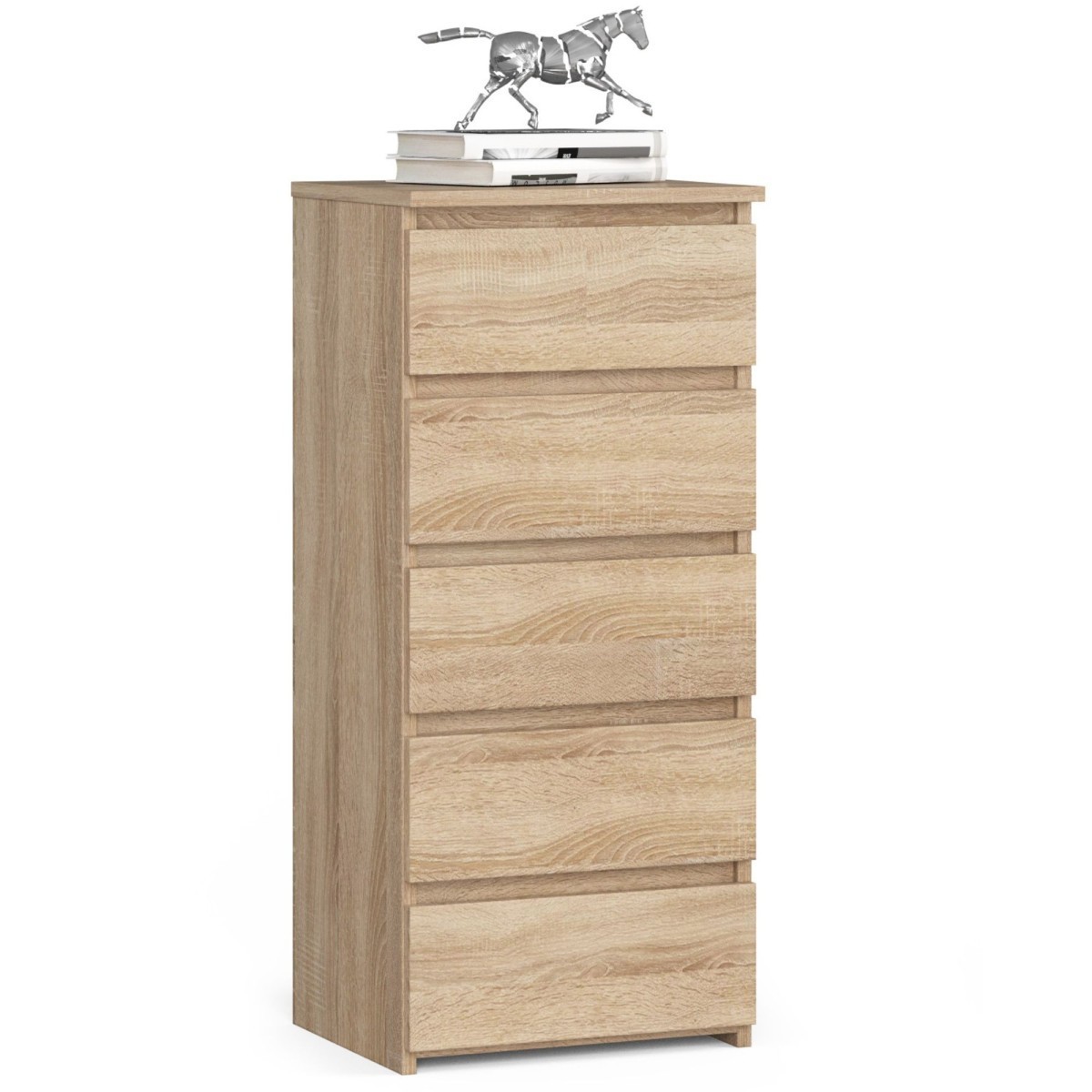 Komoda CL5 se zásuvkami 40 x 92 cm hnědá II