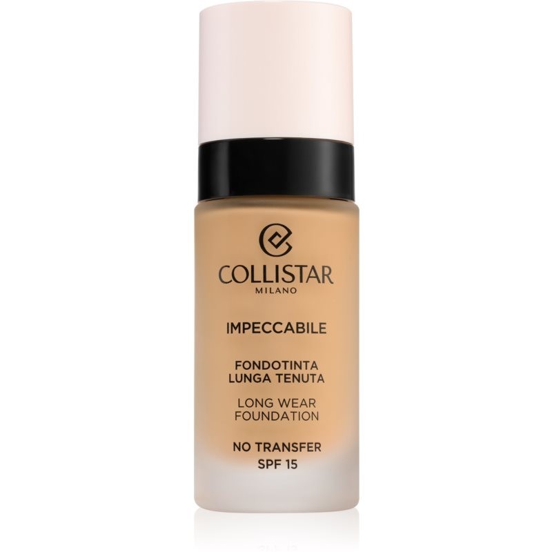Collistar Impeccabile Long Wear Foundation dlhotrvajúci make-up SPF 15 4N Sand 30 ml