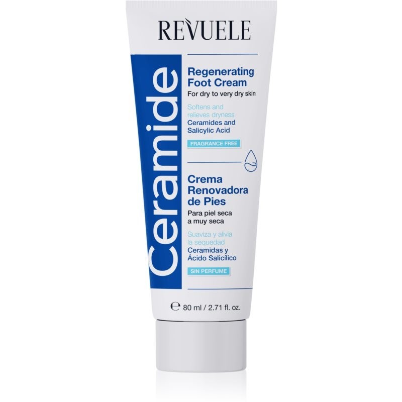 Revuele Ceramide Regenerating Foot Cream regeneračný krém na chodidlá s hydratačným účinkom 80 ml