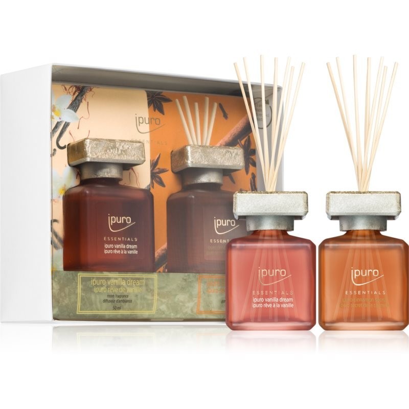 ipuro Essentials Cinnamon & Vanilla darčeková sada 2x50 ml