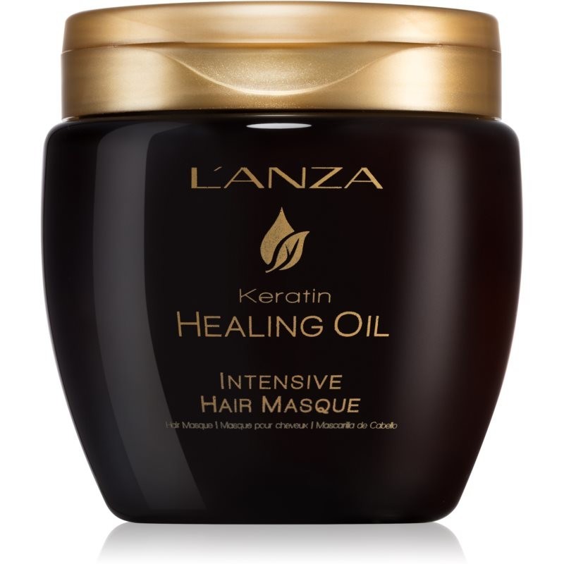 L'anza Keratin Healing Oil Intensive Hair Masque vyživujúca maska pre hladké a žiarivé vlasy 210 ml