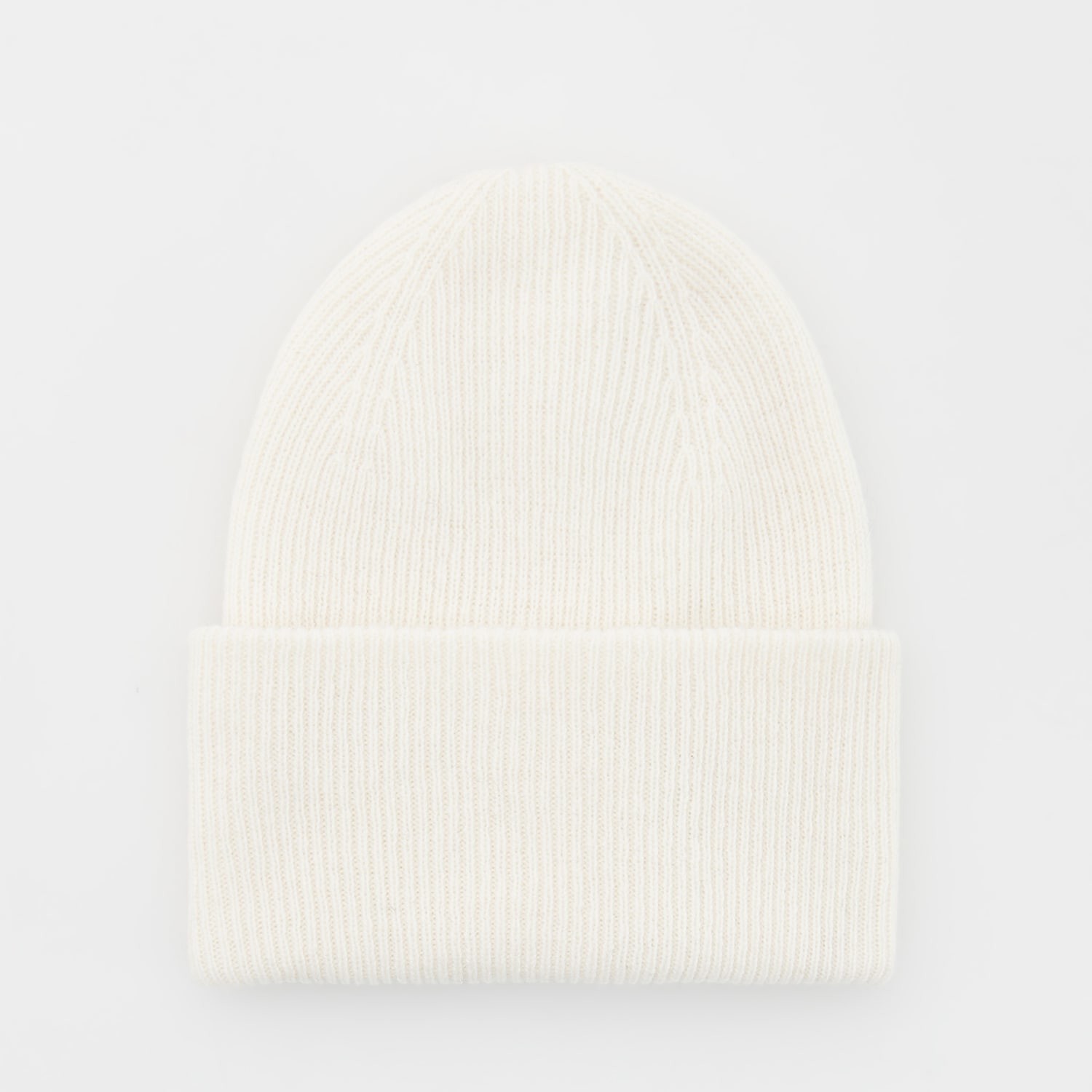 Reserved - Čiapka beanie s prímesou vlny - Krémová