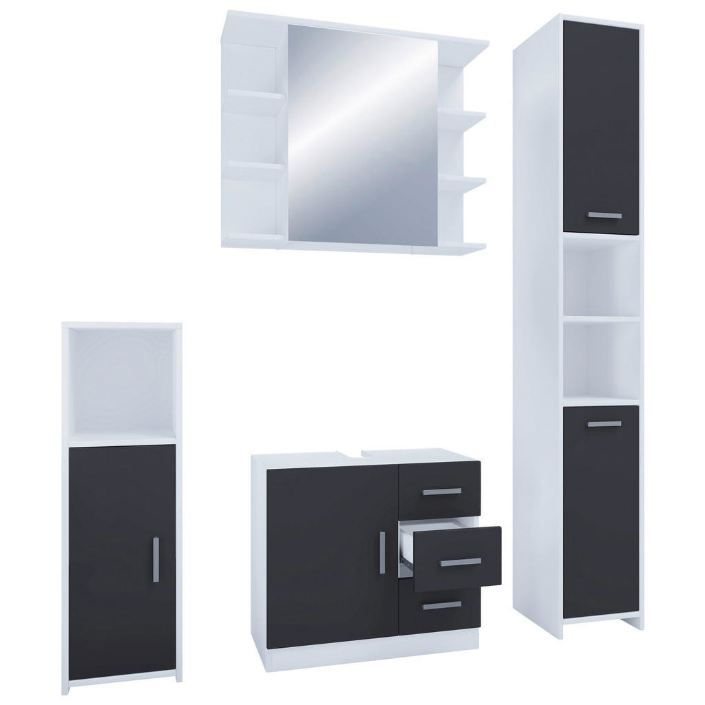 MID.YOU KÚPEĽŇA, čierna, biela, 140 cm