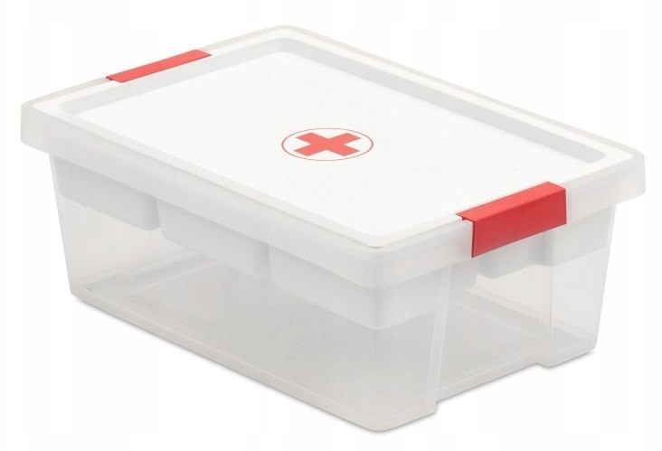 Box na lieky lekárnička s priehradkami 7l