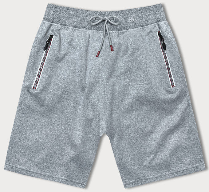 Svetlosivé pánske športové kraťasy (8K298-2) šedá M