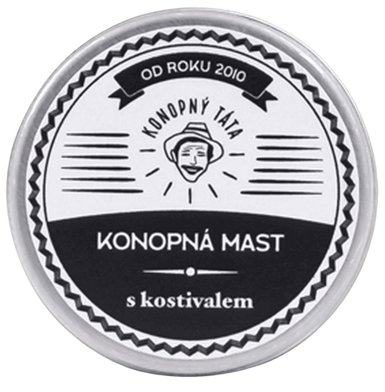 Konopný táta Konopná mast s kostihojom 80 ml